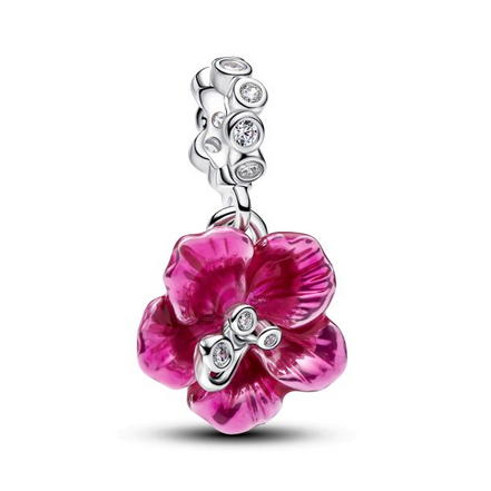 Pandora Hibiscus Dangle Charm