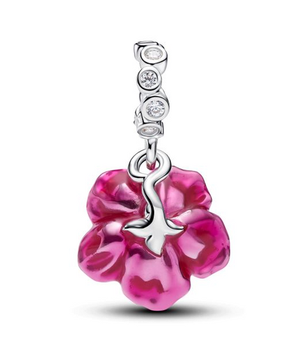 Pandora Hibiscus Dangle Charm