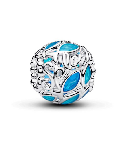 Pandora Moments Silver Openwork Swimming Fish Charm