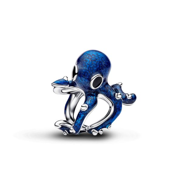 Pandora Blue Octopus Charm