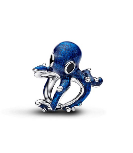 Pandora Blue Octopus Charm