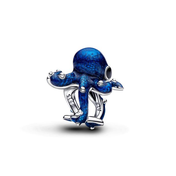 Pandora Blue Octopus Charm