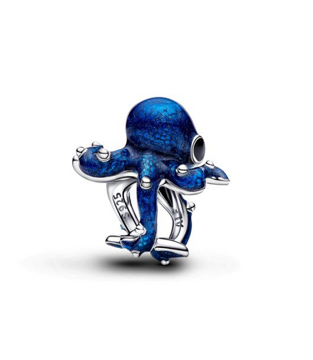 Pandora Blue Octopus Charm
