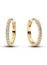 Pandora Sparkling Mini Gold-Plated Hoop Earrings