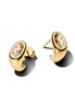 Pandora Essence Organically Shaped Stone-Set Gold-Plated Stud Earrings