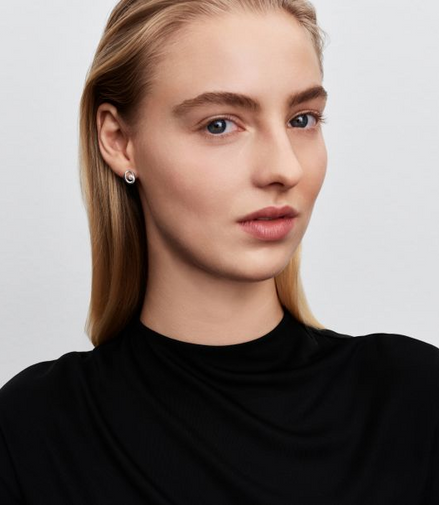 Pandora Essence Organically Shaped Oval & Treated Freshwater Cultured Pearl Stud Earrings