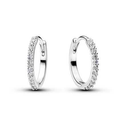 Pandora Sparkling Mini Hoop Earrings