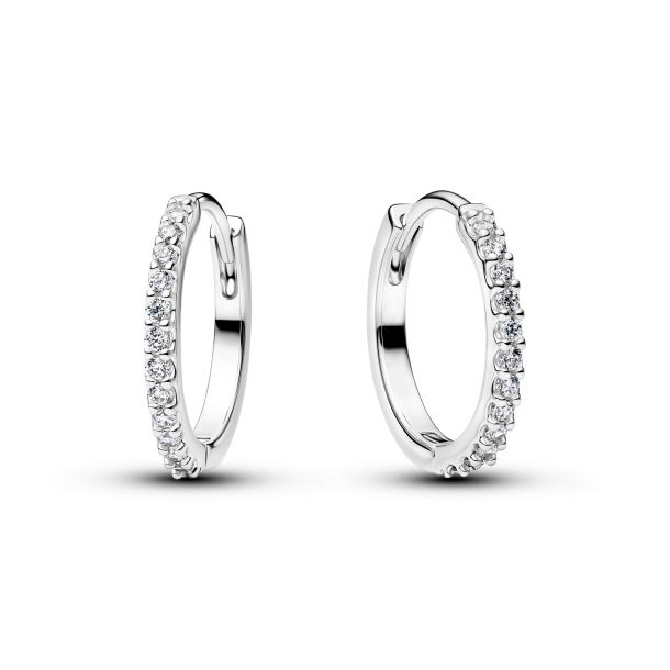 Pandora Sparkling Mini Hoop Earrings