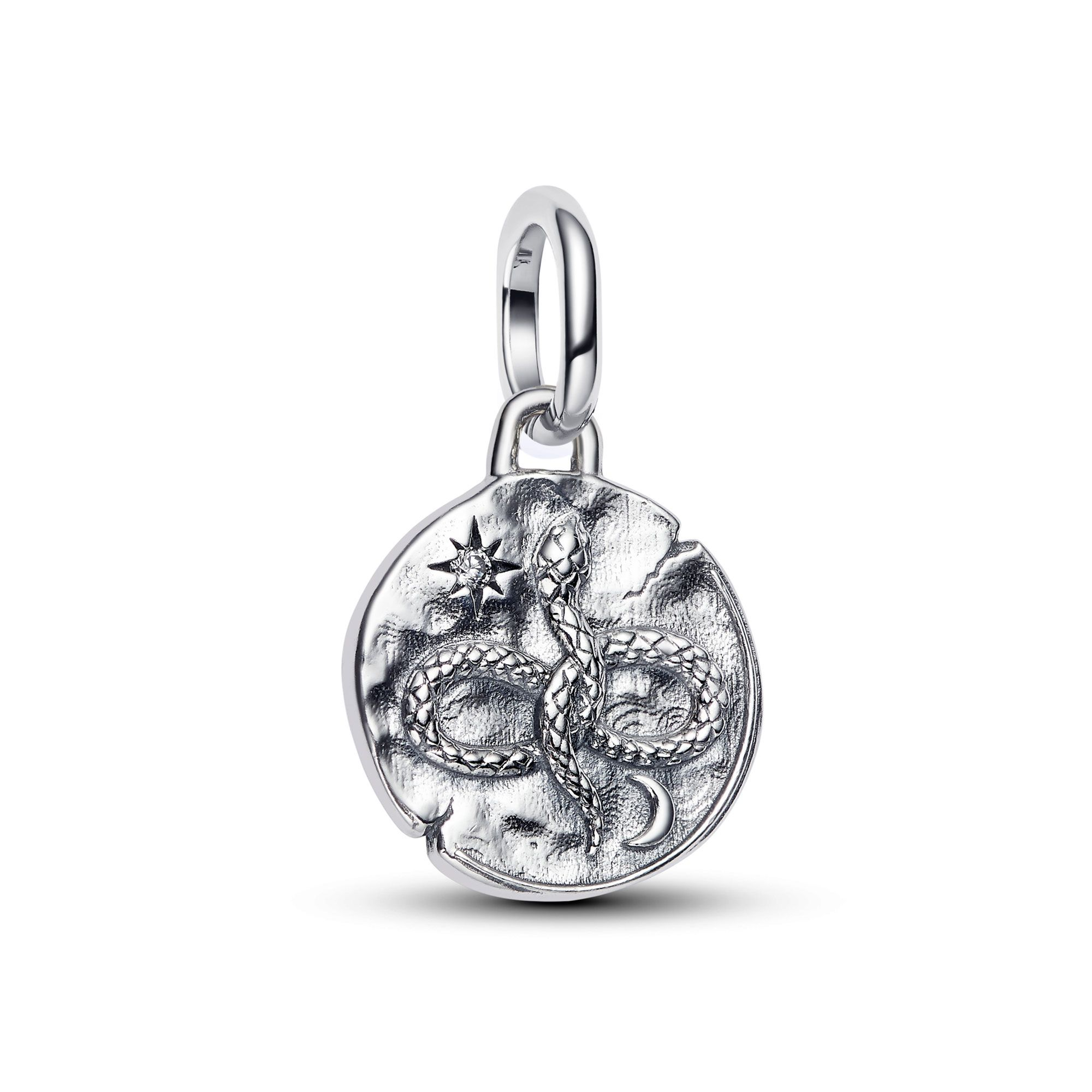 Pandora ME/Moments Silver Infinity Snake Medallion Charm