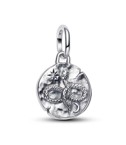 Pandora ME/Moments Silver Infinity Snake Medallion Charm