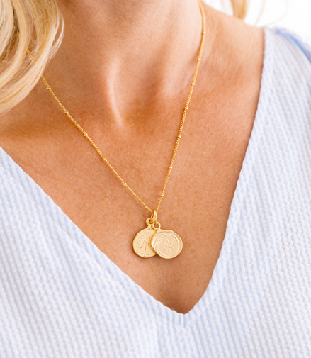 Susan Shaw Widow's Mite Coin Necklace