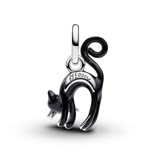Pandora Black Cat Dangle Charm