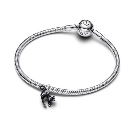 Pandora Black Cat Dangle Charm