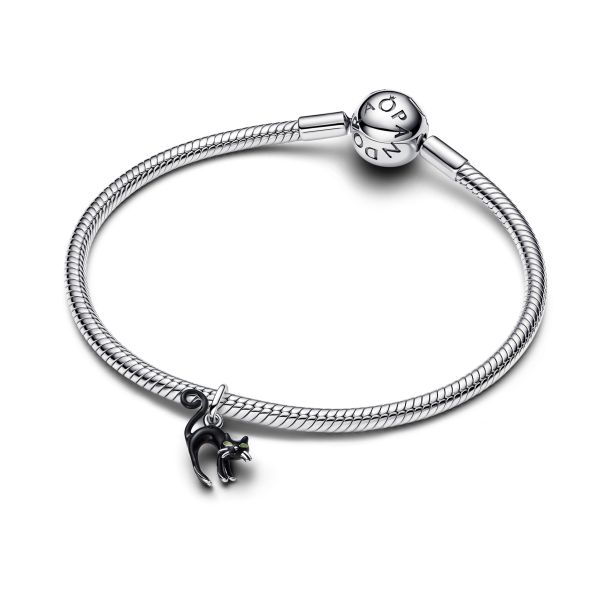Pandora Black Cat Dangle Charm