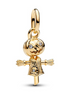 Pandora Pumpkin Scarecrow Gold-Plated Dangle Charm
