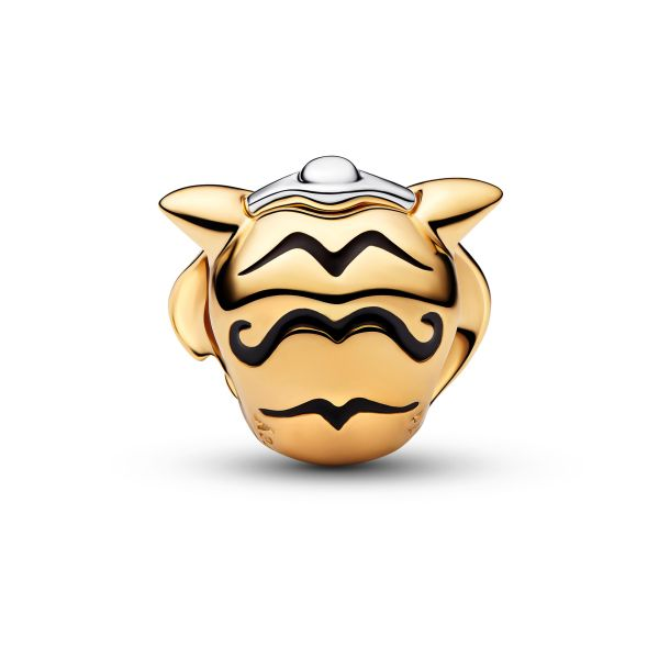Pandora Disney Princess Jasmine Rajah Lab-Grown Diamond Two-Tone Charm