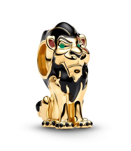 Pandora - Disney, Villains Scar Gold-Plated Charm