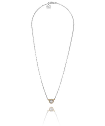 Vahan Silver and 14K Yellow Gold Diamond Fashion Necklace
