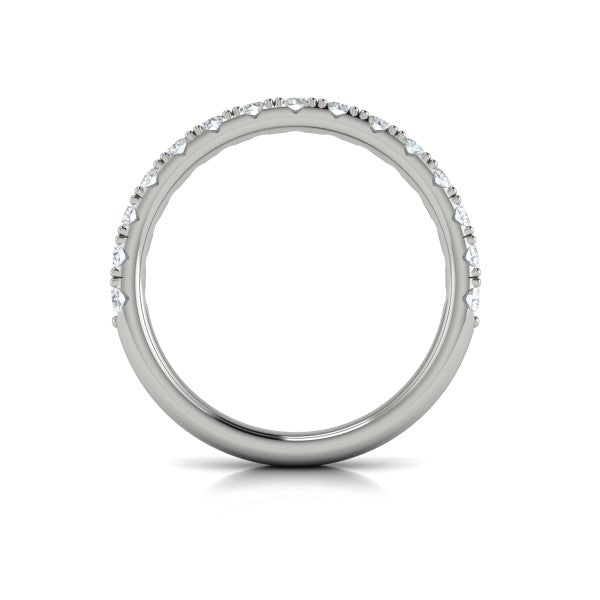 Vlora 14K White Gold 0.71 CTW Diamond Wedding Band