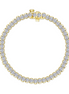 Lafonn 5.50 CTW Simulated Diamond Aria Half- Bezel Tennis Bracelet