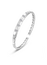 Lafonn 0.76 Simulated Diamond Pyramid Facet Bangle Bracelet