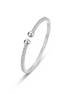 Lafonn 6.27 CTW Simulated Diamond Sphere Tennis Cuff Bracelet