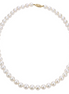 14K Yellow Gold "A" Quality Freshwater Pearl Strand Choker Necklace