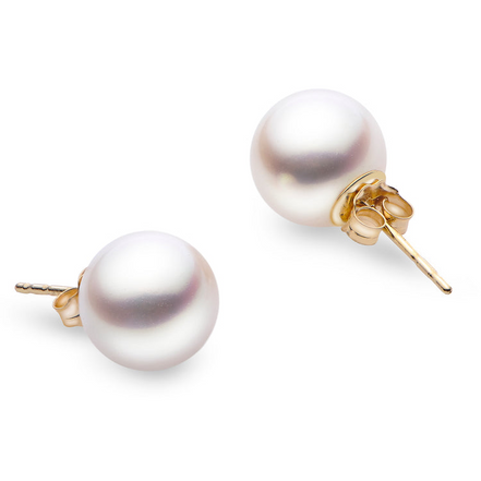 Imperial Pearl 14K Yellow Gold "AA" 10mm Freshwater Pearl Stud Earrings