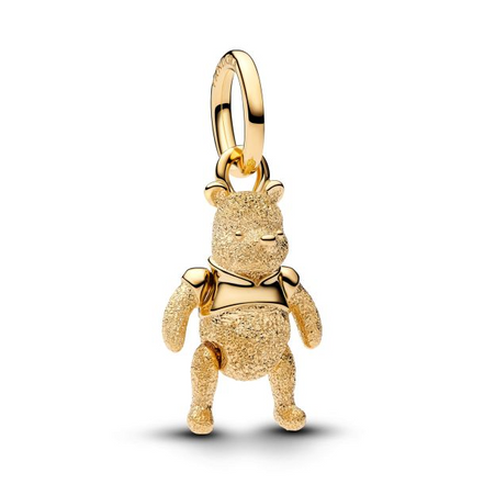 Pandora X Disney Gold-Plated Winnie The Pooh Dangle Charm