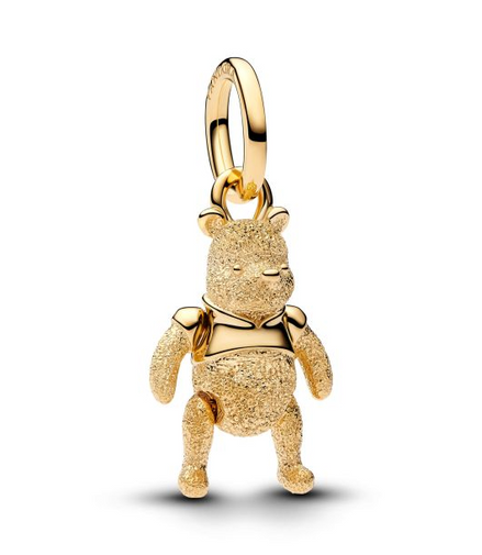 Pandora X Disney Gold-Plated Winnie The Pooh Dangle Charm