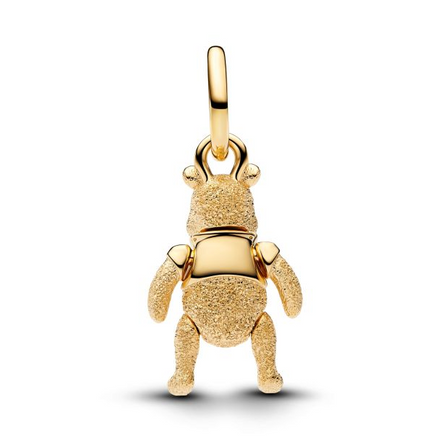 Pandora X Disney Gold-Plated Winnie The Pooh Dangle Charm