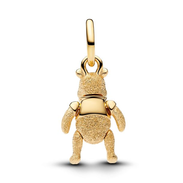 Pandora X Disney Gold-Plated Winnie The Pooh Dangle Charm