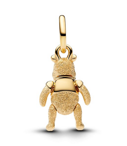 Pandora X Disney Gold-Plated Winnie The Pooh Dangle Charm