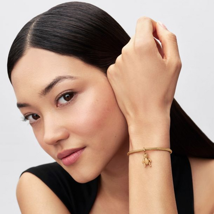 Pandora X Disney Gold-Plated Winnie The Pooh Dangle Charm