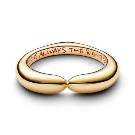 Pandora X Disney 14K Gold-Plated Winnie The Pooh Hug Ring Size 6