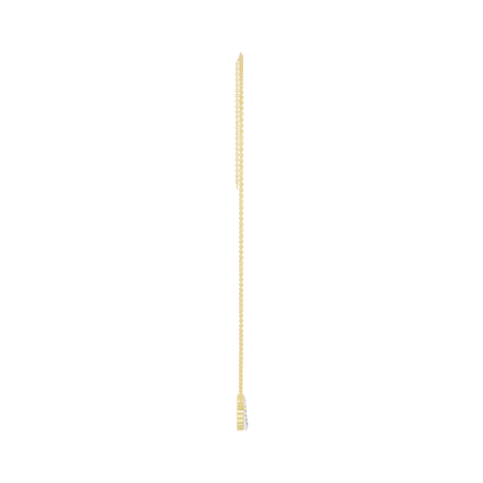 Revelation 14K Yellow Gold 1 CTW Lab Grown Diamond Smiley Graduated Necklace