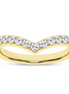 Revelation 14K Yellow Gold 0.50 CTW Lab Grown Diamond Contour Band