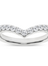 Revelation 14K White Gold 0.50 CTW Lab Grown Diamond Contour Band