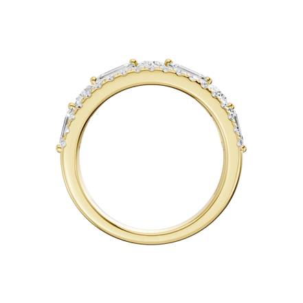 Revelation 14K Yellow Gold 2 CTW Lab Grown Diamond Stackable Ring