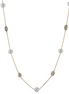 Imperial Pearl 14K Yellow Gold 0.94 CTW Lab Grown Diamond and Freshwater Cutlured Pearl Necklace