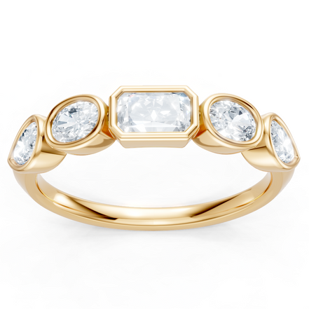 Lab Grown Dia Band