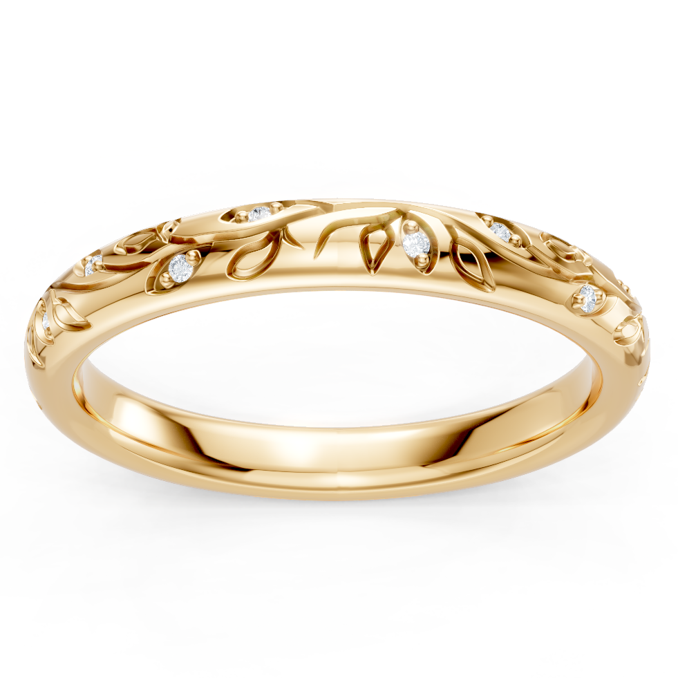 Lab Grown Dia Band