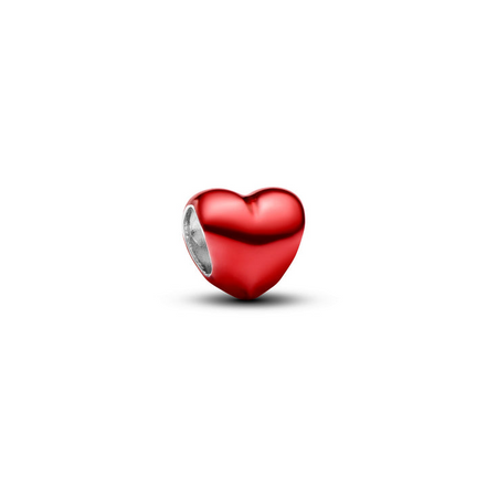Pandora ME/Moments Metallic Red Heart Mini Charm
