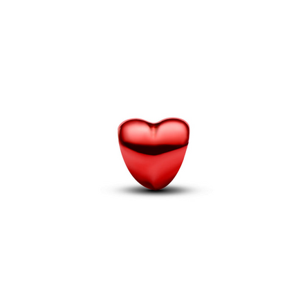 Pandora ME/Moments Metallic Red Heart Mini Charm
