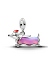 Pandora Moments Christmas Dachshund Dangle Charm
