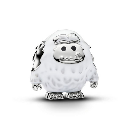 Pandora Moments Platinum-Plated Snowy Yeti Charm