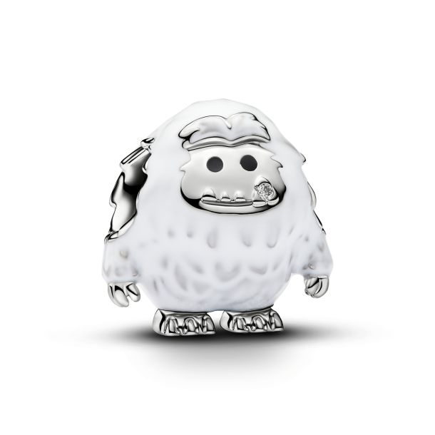 Pandora Moments Platinum-Plated Snowy Yeti Charm