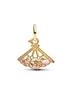 Pandora X Disney 14K Gold-Plated Mulan Fan Dangle Charm