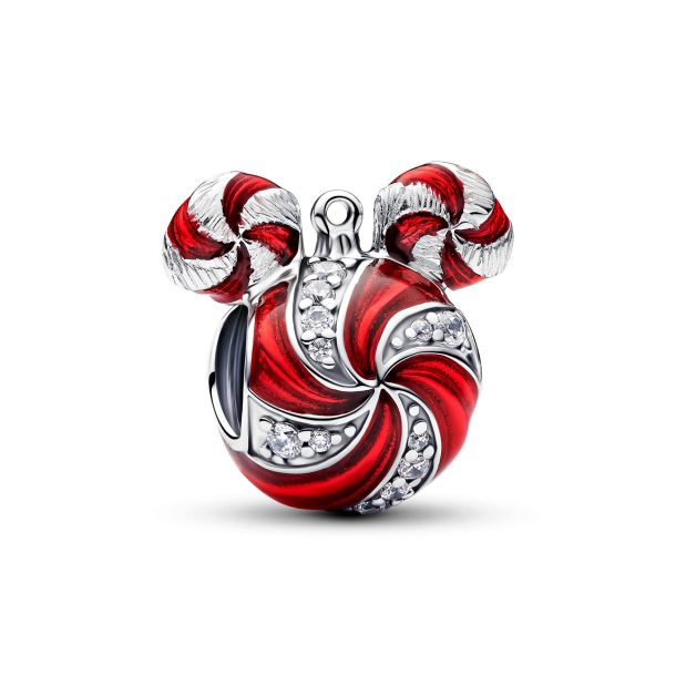 Pandora X Disney Silver Mickey Mouse Christmas Oranament Charm