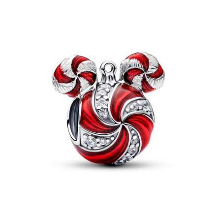 Pandora X Disney Silver Mickey Mouse Christmas Oranament Charm
